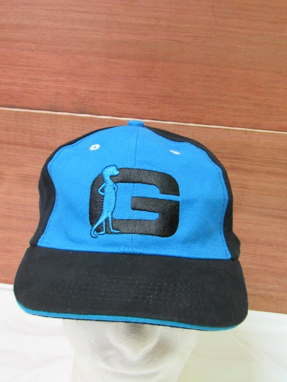 Vintage USA Made Kentucky Police Solid Black Strap Back Baseball Hat OSFM Adults