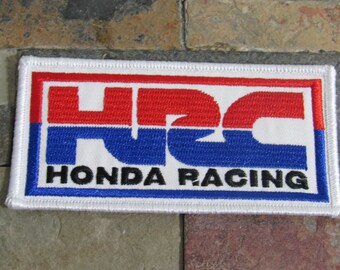 Retro Honda Racing HRC Embroidered Car Iron On Patch!