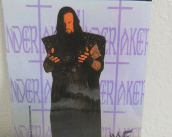 Attitude Era WWF Undertaker Decal Sticker Pro Wrestling!