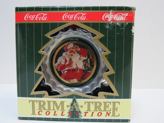 コカ・コーラ「ボトル」クリスマス　ビンテージオーナメント ヴィンテージ 1990 コカコーラ サンタ ボトル キャップ クリスマス