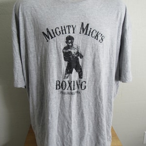 Sly Stallone 3XL Mighty Mick&#39;s Boxing Gym Rocky Movie T-Shirt For Men!