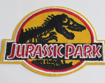 Patch Ricamato Jurassic Park / Jurassic World – Logo Da Stirare O Cucire, Made In UK - Foto 5