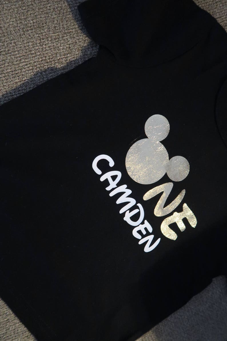 Mickey 1st Birthday Custom Tshirt Etsy