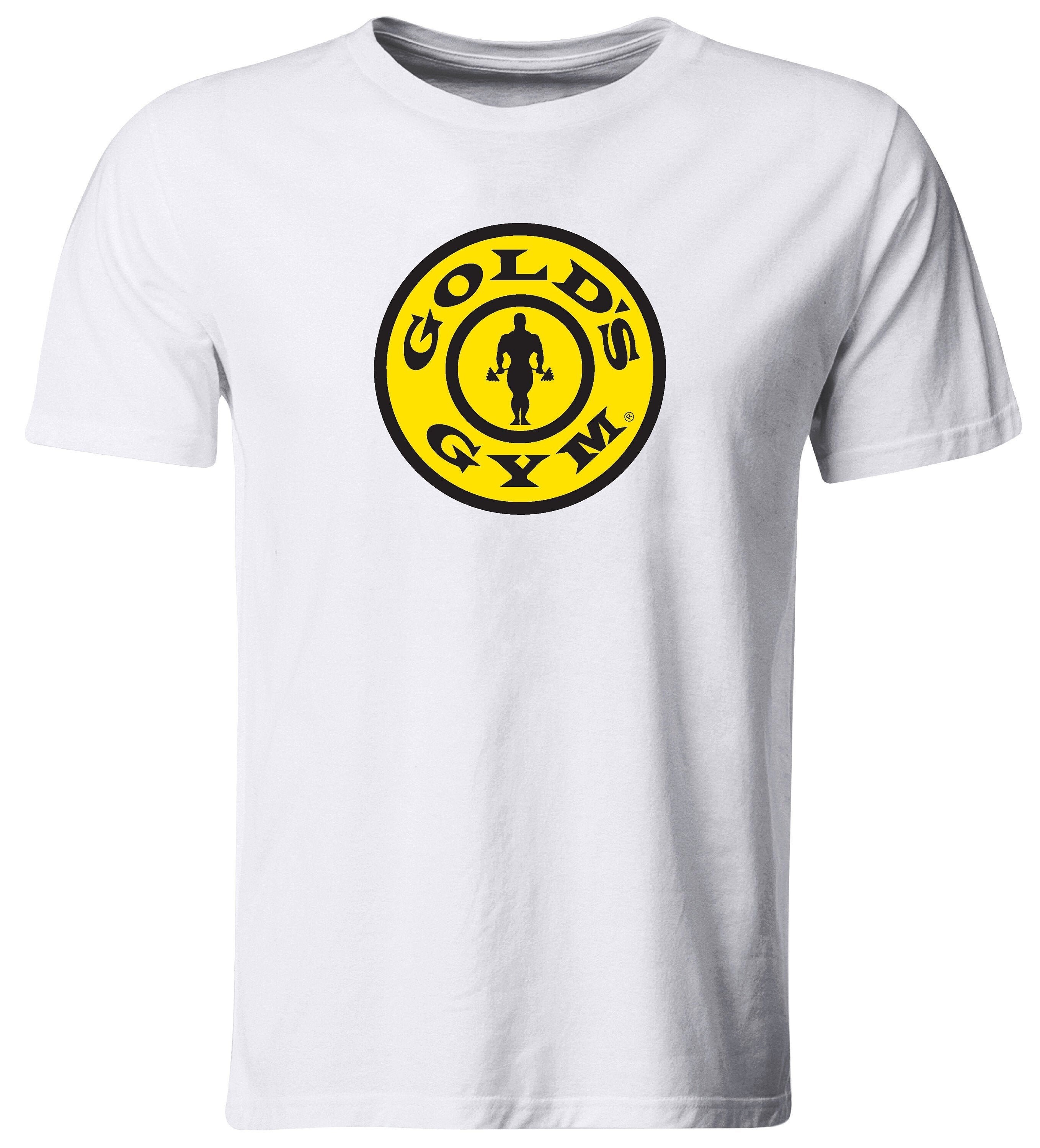 gold's gym purple shirt