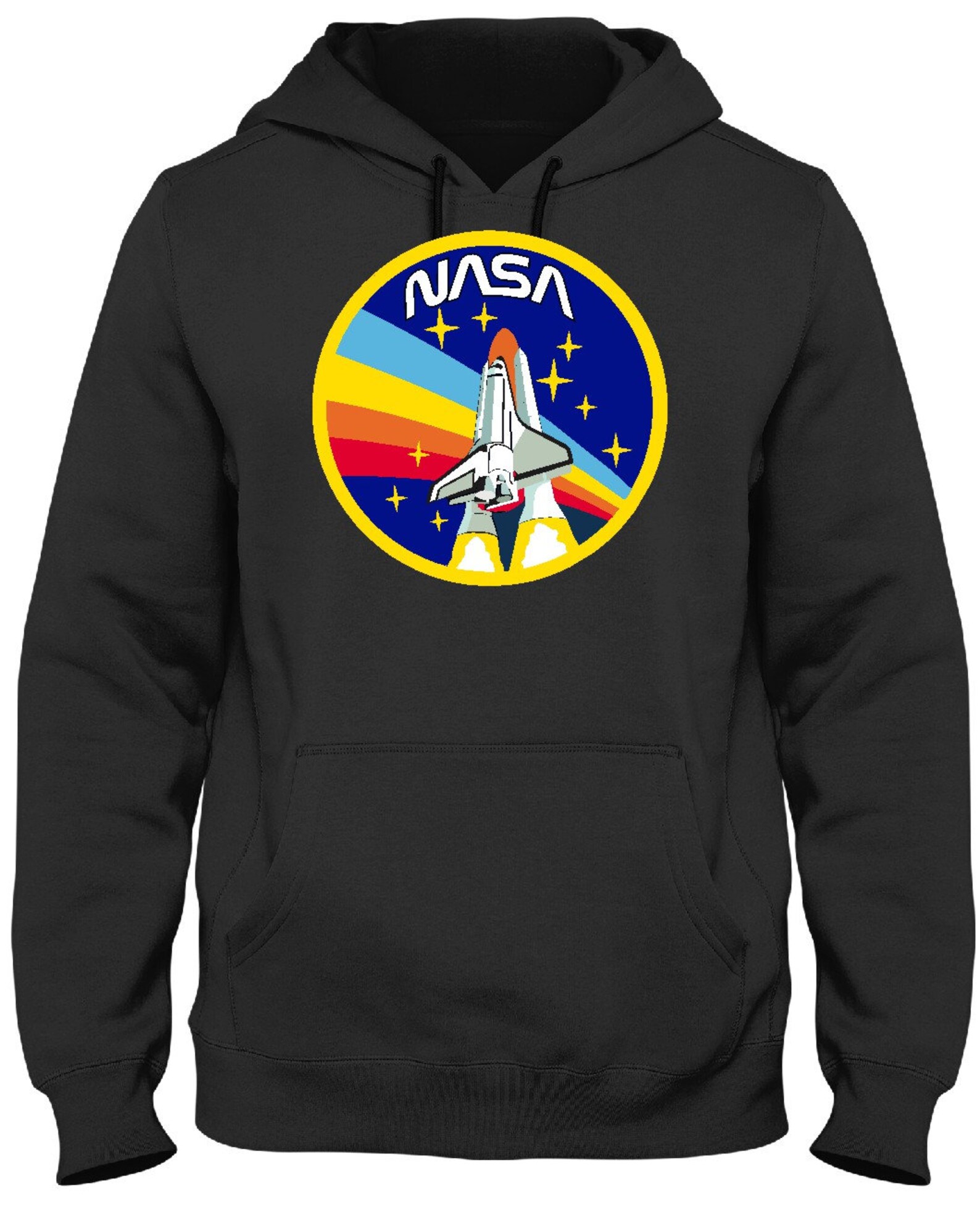 Nasa Hoodie Rainbow space shuttle multi coloured pride | Etsy