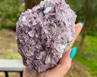 Grappe de haute qualité en lépidolite GEM