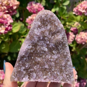 Druzy Purple Amethyst Cut Base