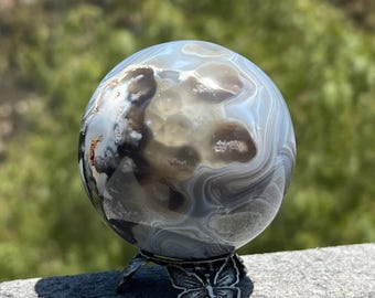 Sphère en agate