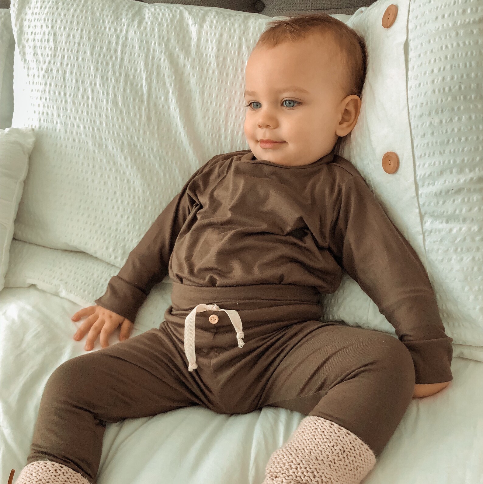 Dark Olive Baby Outfit Take home outfit Babys first outfit Etsy