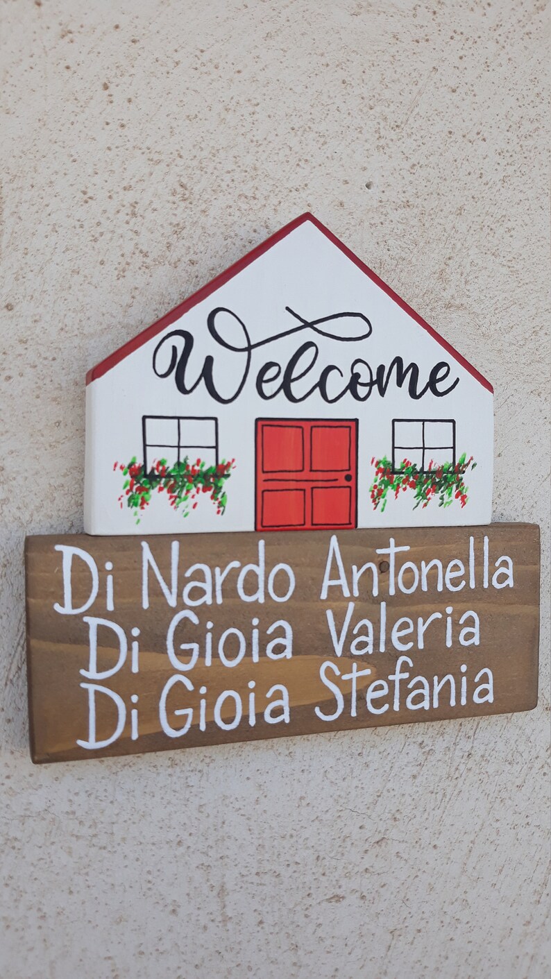 TARGA DI BENVENUTO Bambino Targa In Legno Nascita Regali Bambino Foto - Foto 7