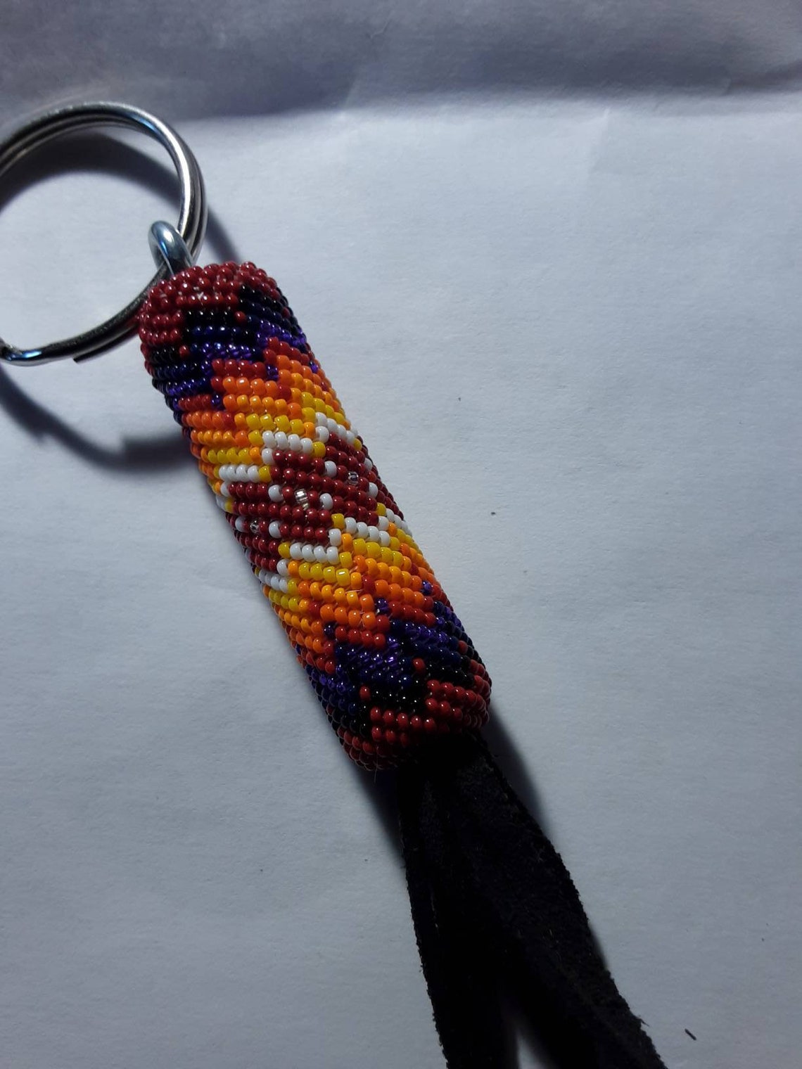 Native American handmade peyote stitch Keychains Etsy