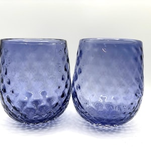Lilac Optic Wine Glass