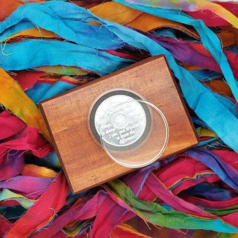 Alcoholics Anonymous AA Chip Holder Wood Box Display Case Etsy