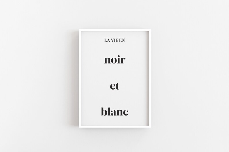 40x50cm Present Time Cadre Photo en noir