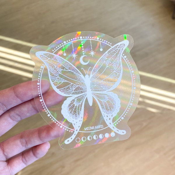 Mariposa Moon | Suncatcher Decal