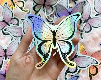 Mariposa Holographic Schmetterling Sticker