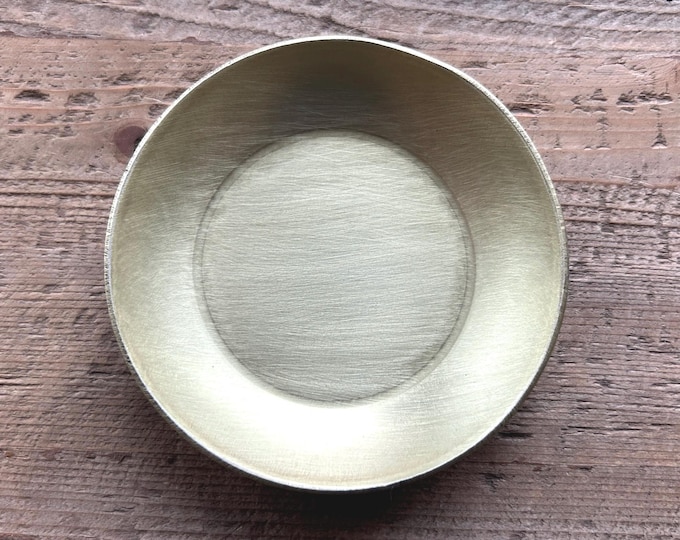 Brass Ring Dish with Flat Bottom – Personalized 21st Anniversary Gift