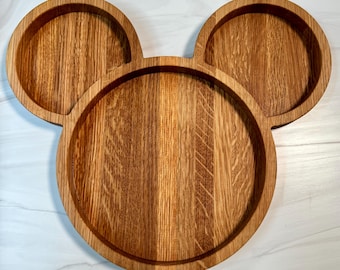 Mickey and Minnie Mouse Snack Plate, Gift for Disney Lovers, Charcuterie, Home Decor, Magical Gift for Him or Her, Gift for Theme Park Fans