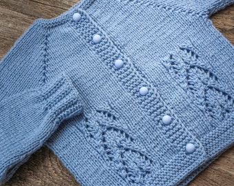 Cardigan free knitting patterns for baby boy sweater