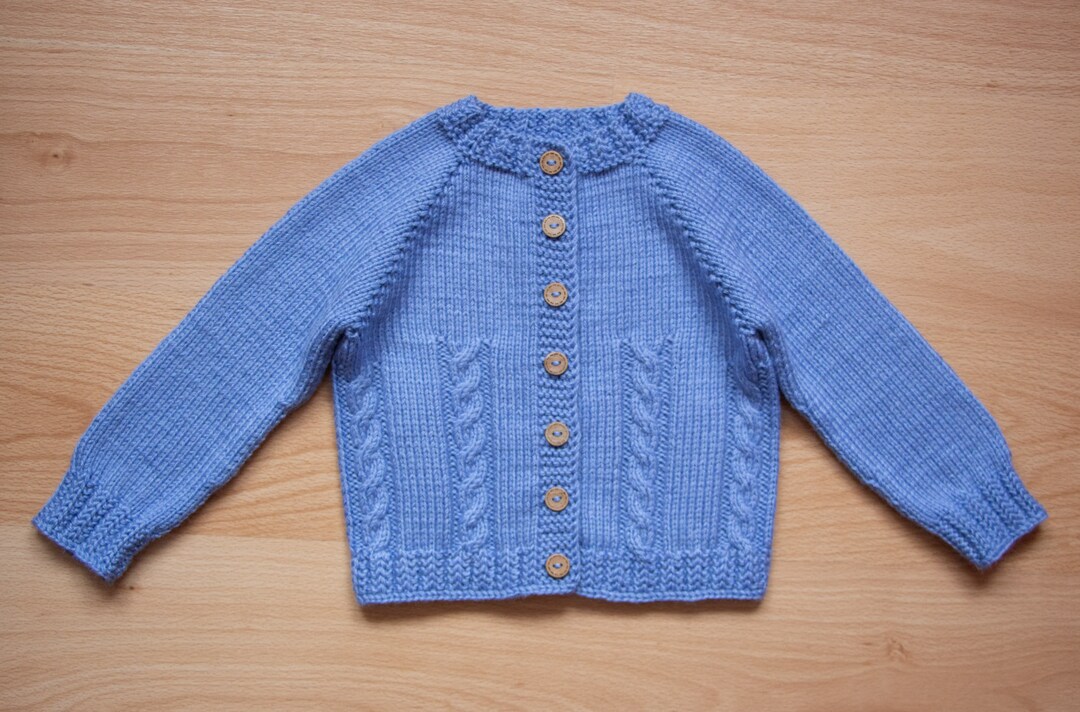 Pale Blue Sweater Baby Boy Sweater Newborn Boy Sweater Kids Etsy