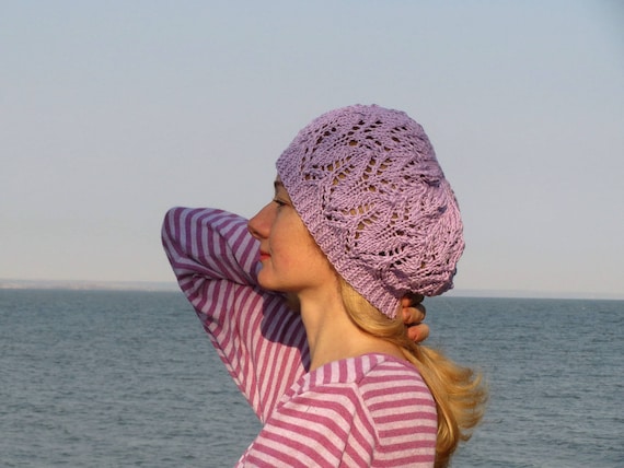 Summer Cotton Beanie Hat Knitted Cotton Beanie Women White Hat