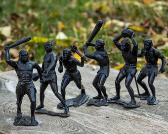 Toys vintage toy big USSR Soviet plastic toy soldier Primitives Solid plastic Rare toy 1980's Collectible soviet toy kids gift Made in USSR