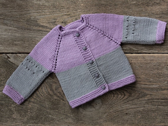 Hand Knit Baby Cardigan Cotton Baby Sweater Kids Summer | Etsy