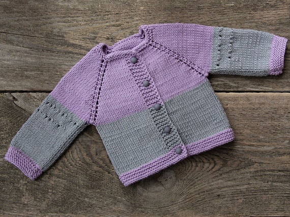 handknit baby cardigans