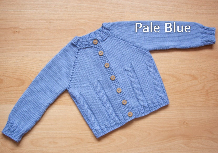 Pale Blue Sweater Baby Boy Sweater Newborn Boy Sweater Kids Etsy