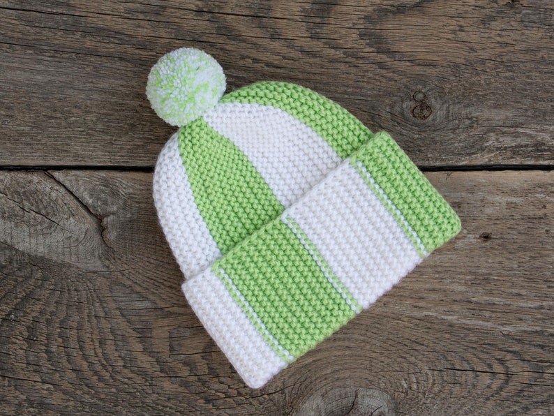 Baby pom pom hat winter baby hat wool baby beanie knit toddler Etsy