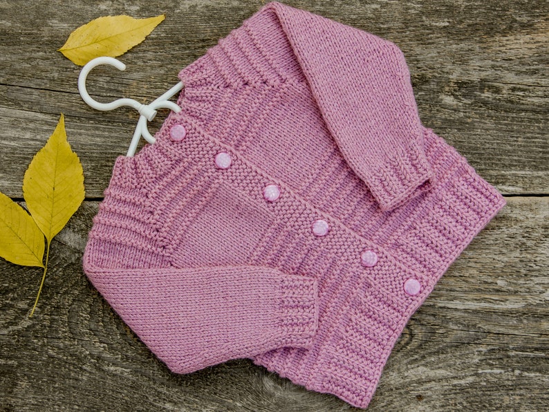 Baby girl sweater knit blush sweater baby knitted coat easter Etsy
