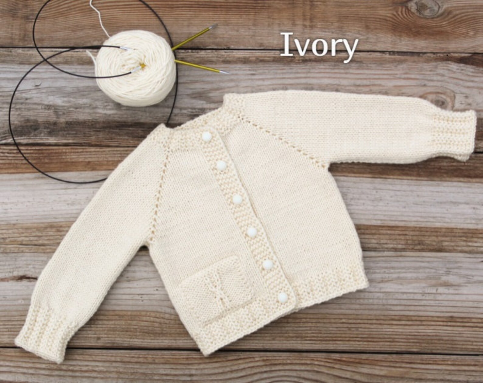 Blue Baby Sweater Baby Wool Cardigan Wool Baby Sweater Hand Knit Cardigan Baby Girl Jumper Baby