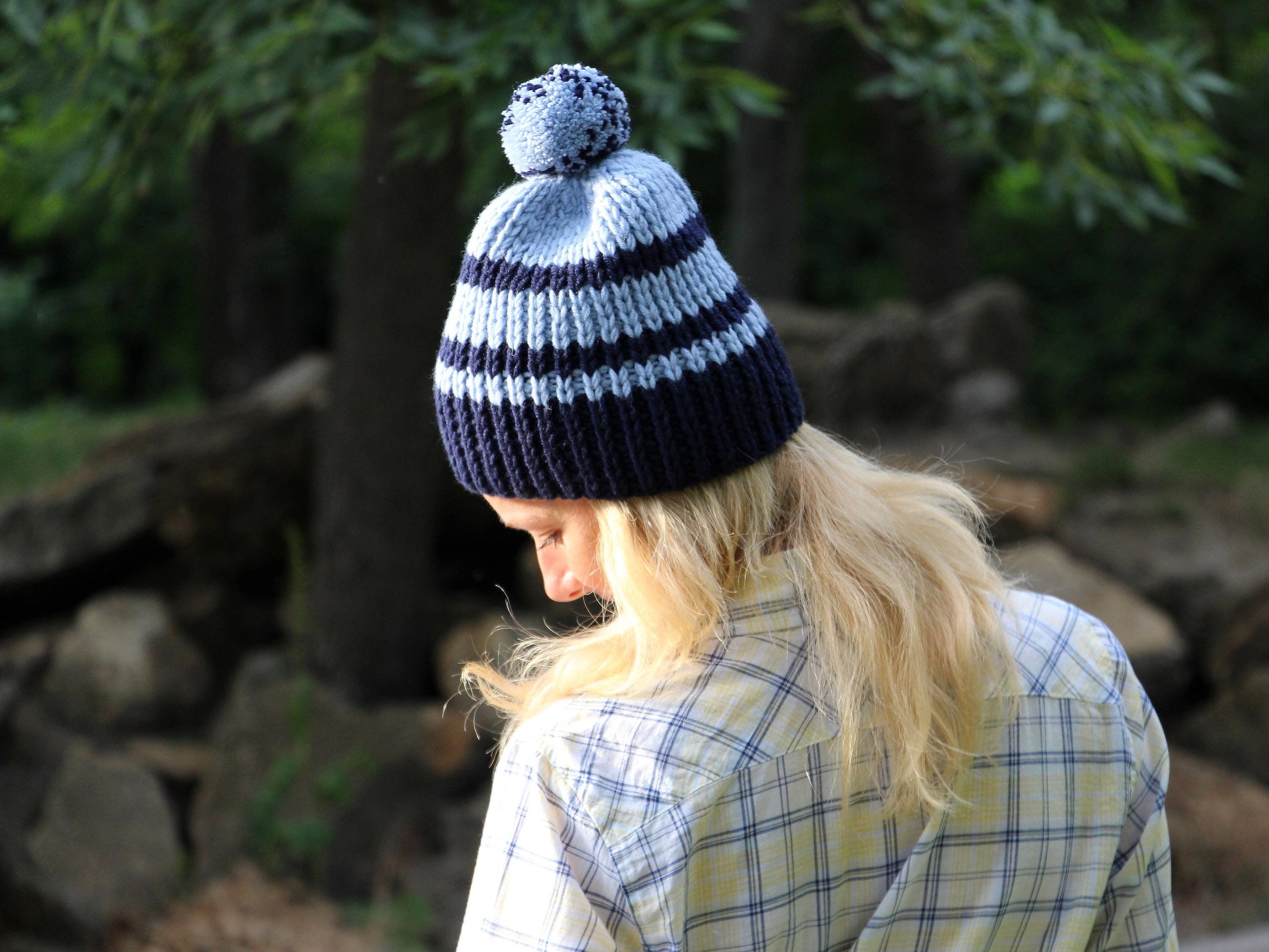 Navy beanie hat womens Clearance