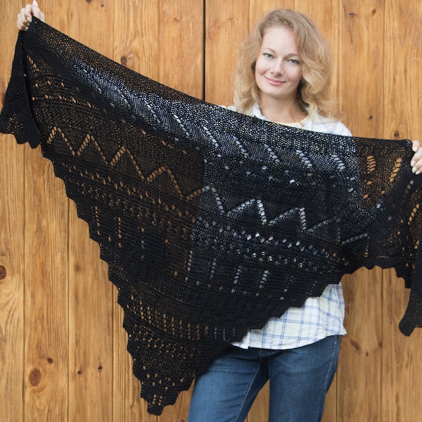 knitted bridal shawl