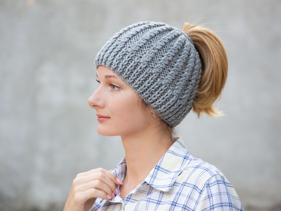 ponytail winter cap