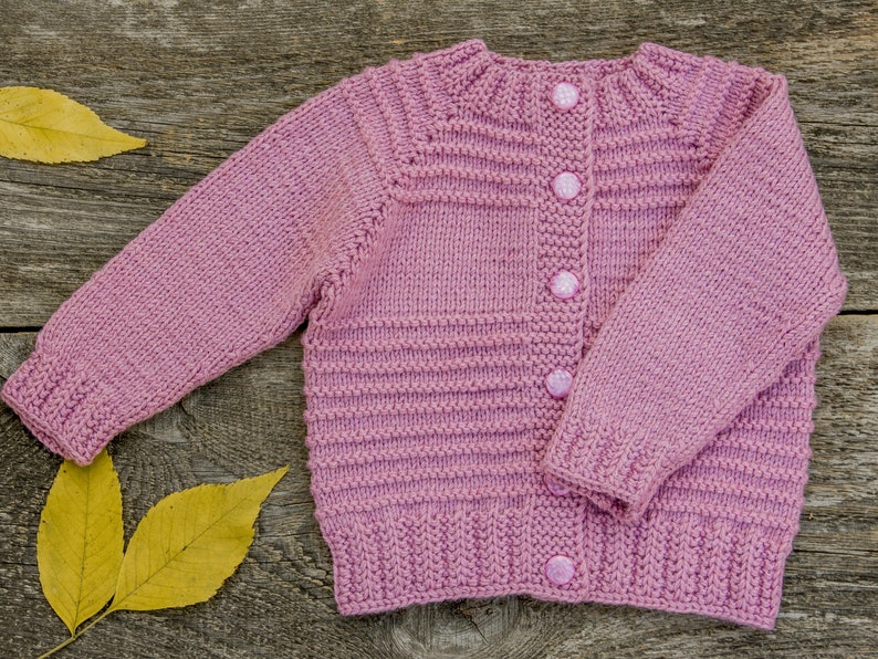 Baby girl sweater knit blush sweater baby knitted coat easter | Etsy