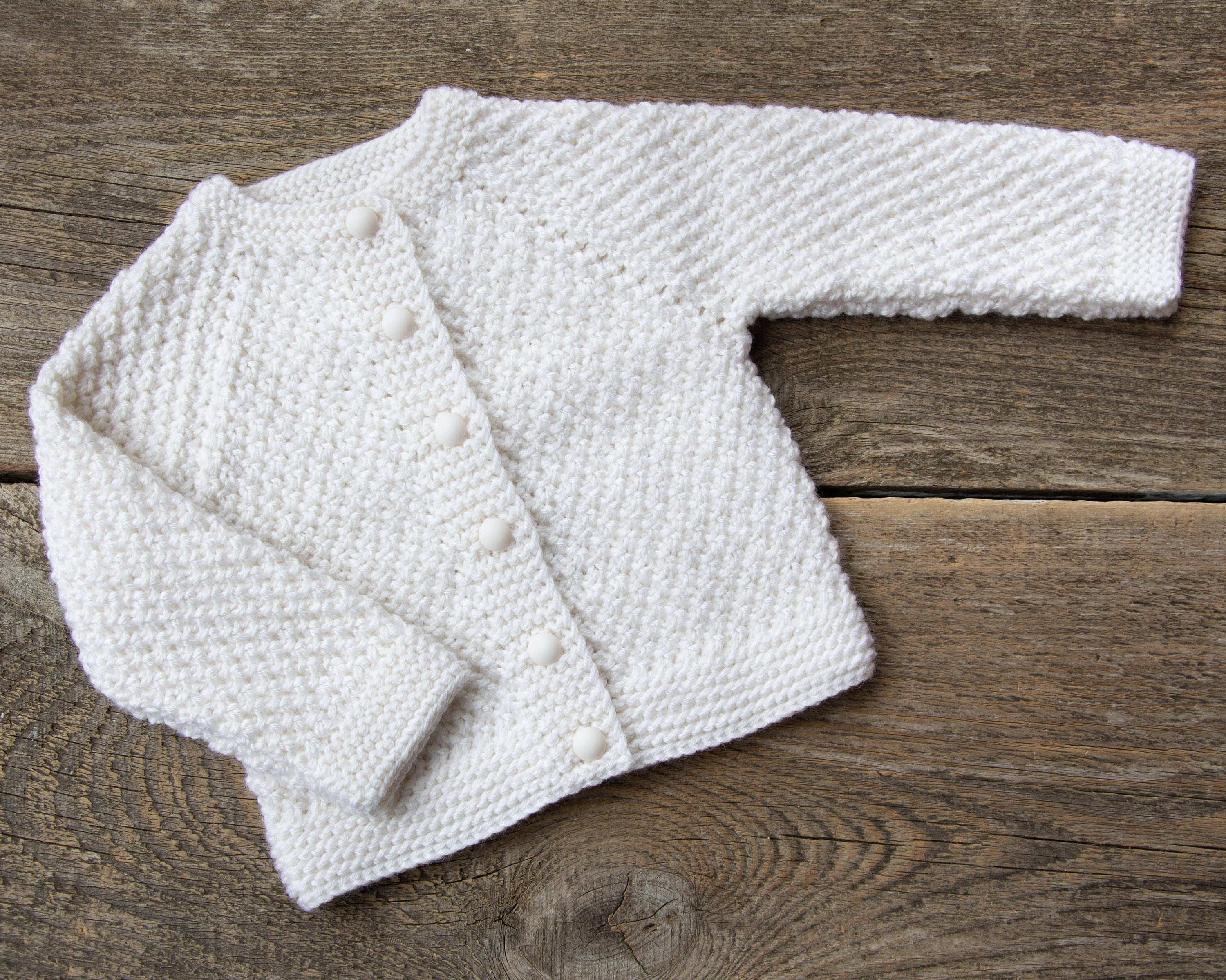 White baby sweater infant knit sweater baby cardigan baptism Etsy