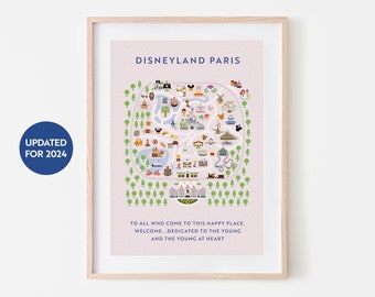 Affiche Disneyland Paris