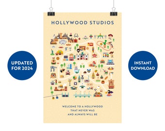 Hollywood Studios Digital Poster