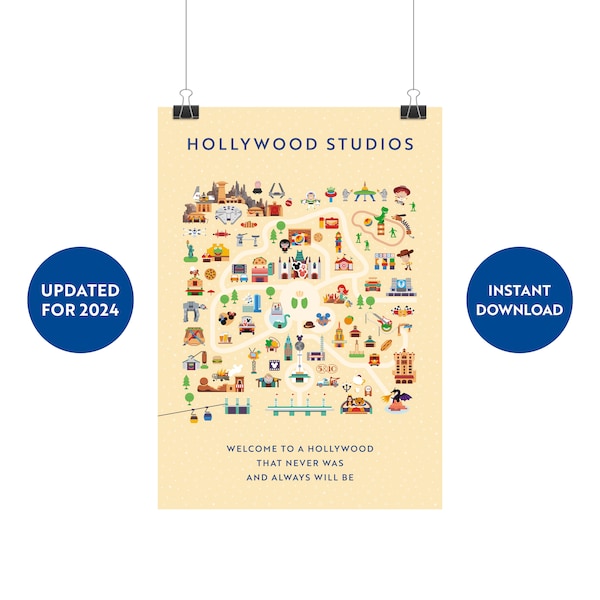 Hollywood Studios Digital Poster