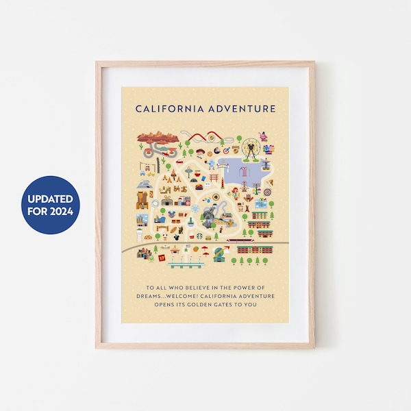 Poster Aventure en Californie