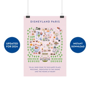 Disneyland Paris Digital Poster