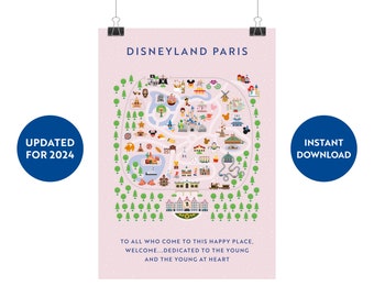 Disneyland Paris Digital Poster