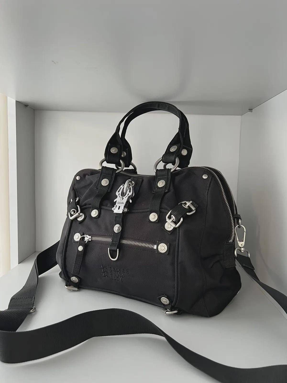 George Gina & Lucy Je Ny Sais Quoi Vintage Nylon Shoulder Bag