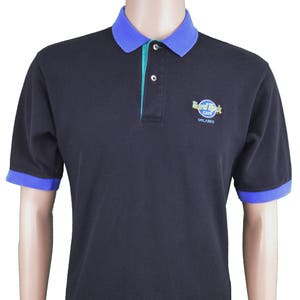 VINTAGE OUTER BANKS Hard Rock Cafe Orlando Men&#39;s Polo Short-Sleeve Shirt Size Medium (M)