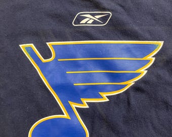 Vintage Reebok Men's Short-sleeve St. Louis Blues Hockey Shirt