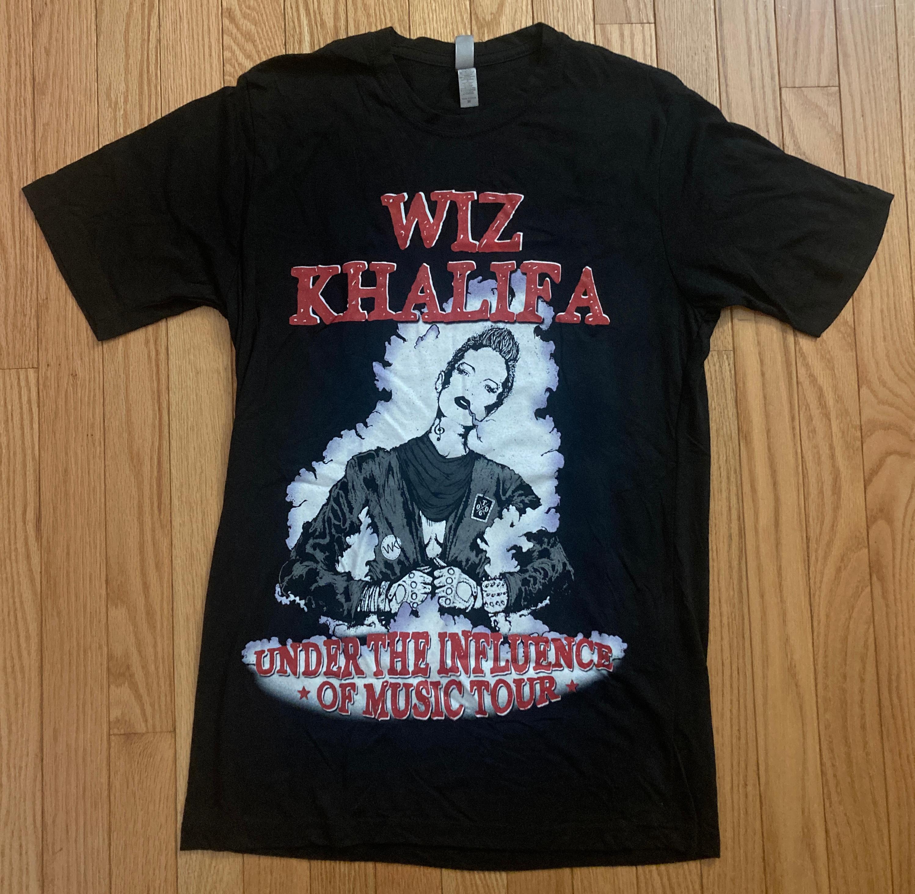 Wiz Khalifa T-Shirt Men's Red I'm On My Level Size Large