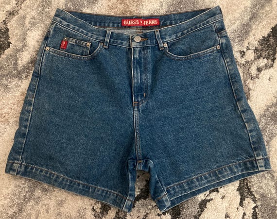 GUESS JEANS Vintage Adult Denim Shorts (medium Wash, Size: 32 