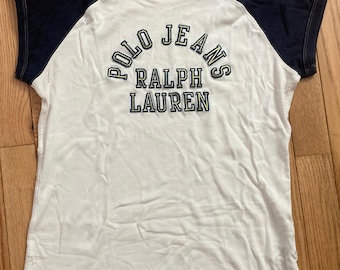 Polo Jeans Ralph Lauren Women&#39;s Short-Sleeve T-Shirt (White, Small, S)