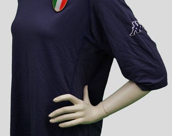 KAPPA VINTAGE 1/2 Sleeve Performance Fabric Women's X-large XL